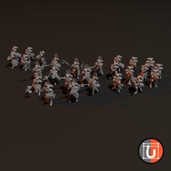 WholeArmy_2.jpg Бесплатный STL файл 750p Армия благословенных сестер для будущего Гримдарка・3D-печатная модель для скачивания