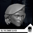 3.png Jill The Zombie Slayer Head for 6 inch action figures