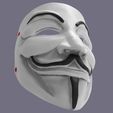 1.563.jpg Guy Fawkes Mask 3D printed model