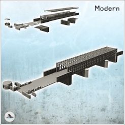 1-PREM.jpg STL file Primisole Bridge (Sicily, Italy) - Modern WW2 WW1 World War Diaroma Wargaming RPG・3D printing template to download