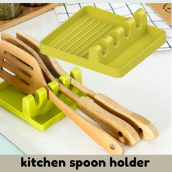 KITCHEN-SPOON-HOLDER_DISPLAY.png STL file KITCHEN SPOON HOLDER・3D print object to download