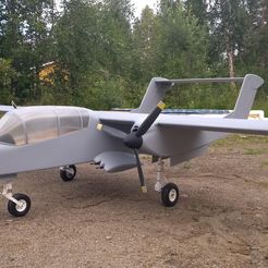 OV-10-61.jpg Canopy, cowl and parts for Uravitch 81" OV-10 Bronco