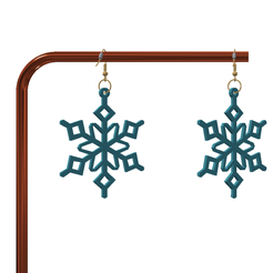 Screenshot-2023-05-05-141618.png STL-Datei Weihnachts-Ohrringe・3D-druckbares Modell zum Herunterladen