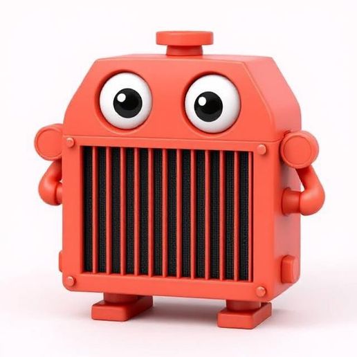 🚗 Car Radiator – 3D Model of a High-Performance Cooling System・ STL ...