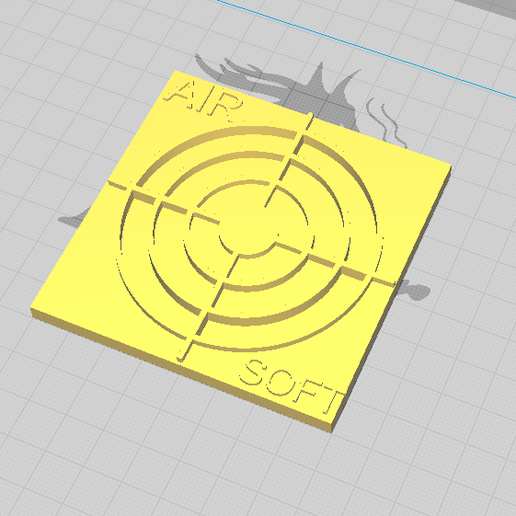 Target air soft 3D model