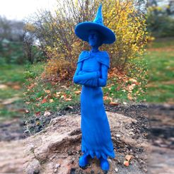 weatherwaxcopy (6).jpg STL file Granny Weatherwax - Discworld・3D printable design to download
