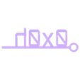 classic_0x0h.stl Free 3D file Customizable Keychain Generator (more then 3 letters) dogtag・3D print design to download