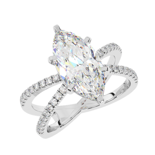 Marquise ring 3D model