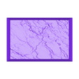 Rock028_60x40mm_rect_base_hollow_PRINT.stl Quadratisches und rechteckiges Basen-Set - Rock28 - Variante B Textur (20-150mm) | Perfekt für Tabletop Wargames & RPG's