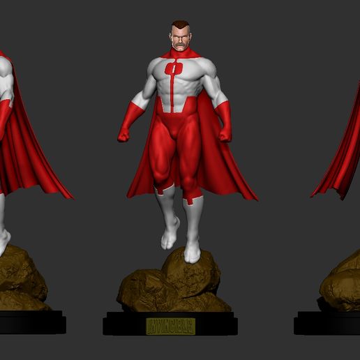 omniman statue 3D model
