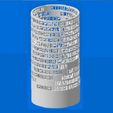 hhht.jpg Free STL file PERSONALIZABLE PENCIL・Template to download and 3D print