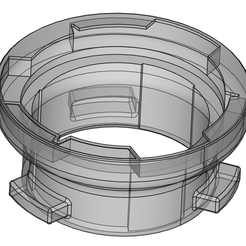 도징링.png STL file Breville 54mm dosing Ring・3D printing template to download