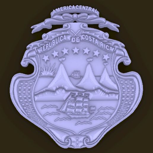 escudo-costarica11.jpg Coat of arms Costa Rica Escudo de Armas de Costa Rica