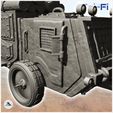 6.jpg Sci-Fi all-terrain truck for wood transport with four wheels (1) - Future Sci-Fi SF Zombie plague Post apocalyptique Terrain Tabletop Scifi
