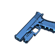 123.png Glock 17 with TRUSTFIRE G23 light Real Gun Scan