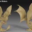 Wyvern-Store-Render2-Final.jpg Dwarf Stone Wyvern Riders - (Pre-supported included)