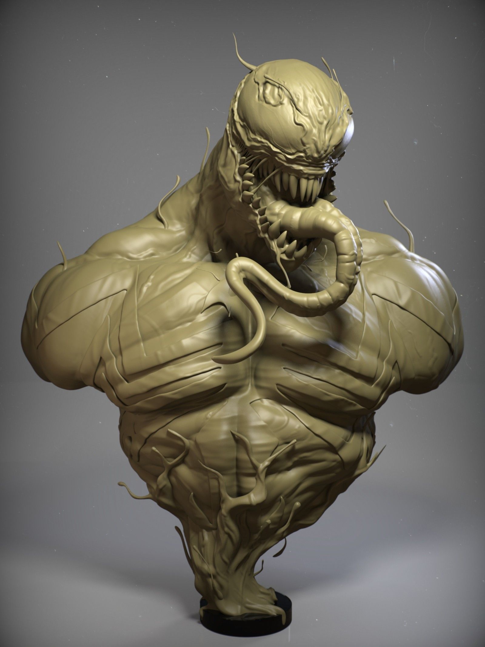 Веном 3 д. Venom 3d. Веном 3д Zbrush. Веном бюст. Venom 3d model.