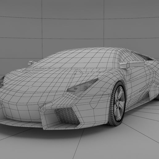 Preview2.jpg Lamborghini Reventon 2008 3D model