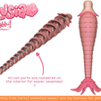 3.png [KABBIT BJD] - Lusia the Mermaid Kabbit Ball Jointed Doll - (For FDM and SLA Printers)