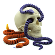 DSC01882.png Файл 3D Змея и гремучая змея・Дизайн для загрузки и 3D-печати