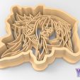 fate_mordred_up_1 -.jpg Mordred from “Fate/Grand Order” Cookie Cutter - STL file