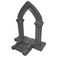 Arch-Gate-A-Plain-Mystic-Piegon-Gaming-3.jpg 3D file Arched Portal and Feywilds Portal Tabletop Terrain Set・3D printer design to download