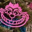 IMG_20181227_184149_res.jpg Christmas Ornament Cheshire's cat / Décoration de Noël Le Chat d'Alice