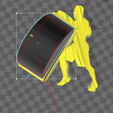 Cross-fit-Man-1.png Echo Dot Suport CrossFit-Man  (3ª Geração): Smart Speaker