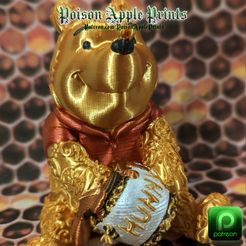 POOH.jpg Файл STL Дисней Декоративный №17 - Винни-Пух・Идея 3D-печати для скачивания