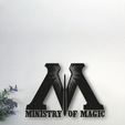 MINISTERIO-DE-MAGIA.png HARRY POTTER MINISTRY OF MAGIC WALL ART WALL MURAL 2D