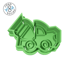 Construction-Trucks_3cm_2pc_4_4_CP.png Construction Truck - Cookie Cutter - Fondant - Polymer Clay