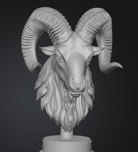 Mythic Ram Bust
