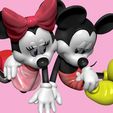 19.jpg Mickey and Minnie mouse for 3d print STL