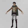 Renders0018.png Eren Jarger Lowpoly RIgged