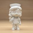 Nurse.jpg Cartoon Nurse 3D Printable 3D print model