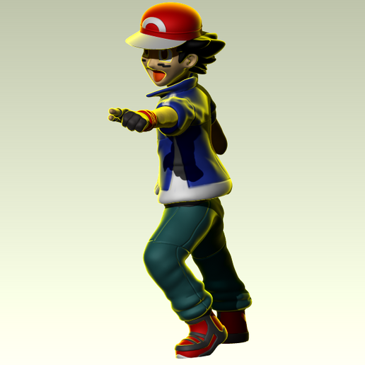 🐉 ash ketchum| pokemon・ STL File for ・Cults