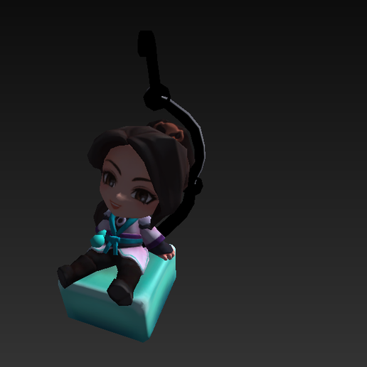 Valorant Go Chibi Sage Buddy 3D model