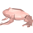 model-1.png Frog low poly no.2