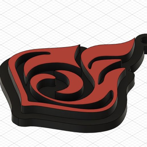 🗝️ Pyro Keychain・Free STL File for ・Cults