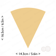 1-7_of_pie~6.5in-cm-inch-cookie.png Slice (1∕7) of Pie Cookie Cutter 6.5in / 16.5cm