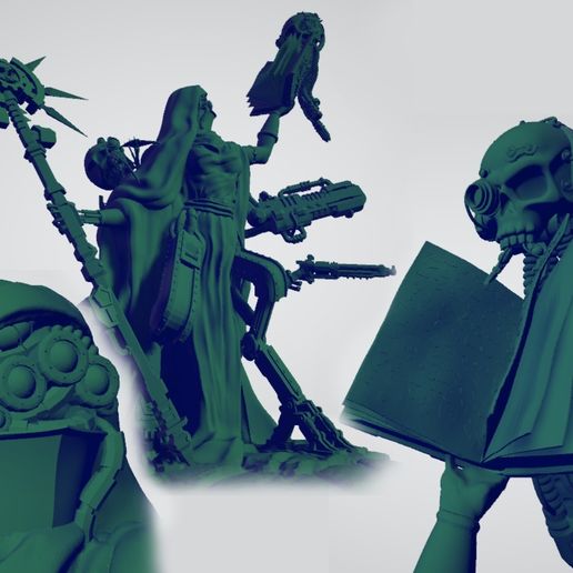 Martian Magos with Mammaries 3D model