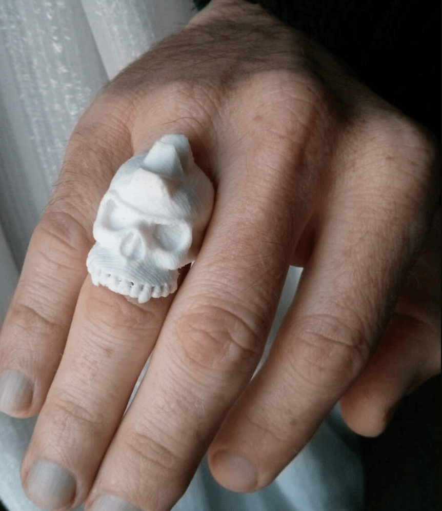 Capture d’écran 2018-04-05 à 15.28.39.png Download free STL file Dasaki punk skull ring • 3D printing design, dasaki
