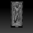ScreenShot112.jpg Archivo 3D Star Wars .stl Han Solo Carbonite .3D action figure .OBJ Kenner style.・Plan de impresión en 3D para descargar