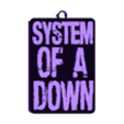 System of a down.stl Keyring System of a down 3D