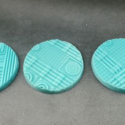 Tech-Bases.jpg Fichier STL Bases industrielles 50mm・Modèle à télécharger et à imprimer en 3D