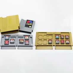 main.jpg Retro Cartridge Game Holders for Nintendo Switch - NES Style