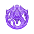 dragon.STL dragon pendant-The Talisman of the Dragon Castlevania