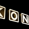 KONG-05.png K-O-N-G Letters - Donkey Kong Country