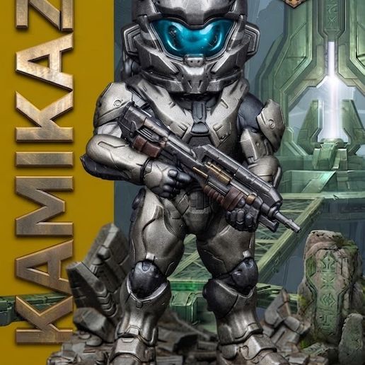 Spartan-IV Locke Inspired Chibi