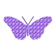Chain_Mail_Butterfly.stl Free STL file Articulated Chain Mail Butterfly (Remix)・Model to download and 3D print
